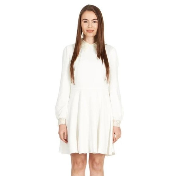 white dior dress